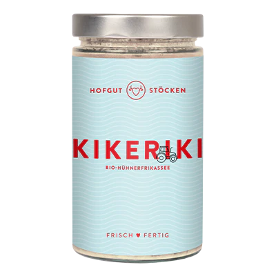 KIKERIKI – Bio-Hühnerfrikassee: zart & cremig, schnell serviert